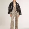 Camicia da notte da donna in misto seta con stampa floreale Camicia da notte da donna in misto seta con stampa floreale