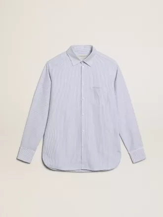 Camicia da uomo a righe sottili