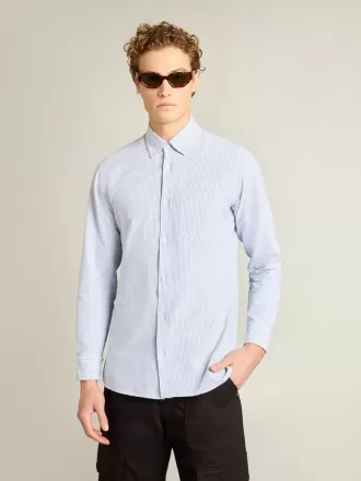 Camicia da uomo a righe sottili