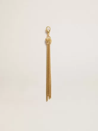 Catena per borsa in ottone color oro