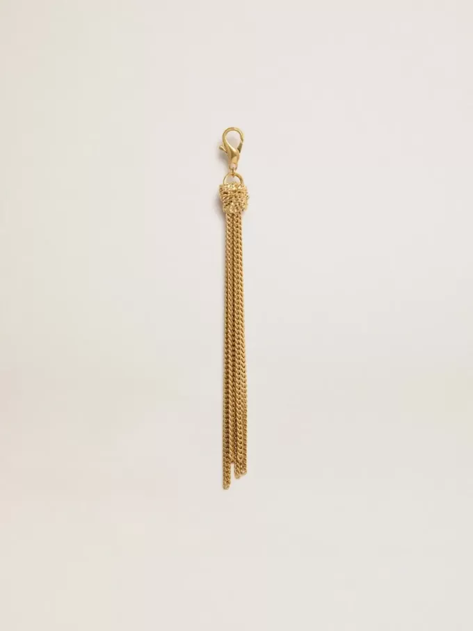 Catena per borsa in ottone color oro Catena per borsa in ottone color oro