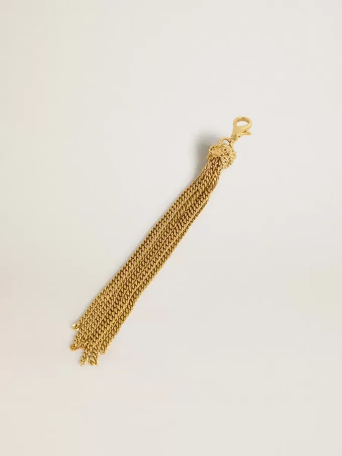 Catena per borsa in ottone color oro Catena per borsa in ottone color oro