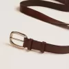 Cintura Houston marrone in pelle lavata Cintura Houston marrone in pelle lavata
