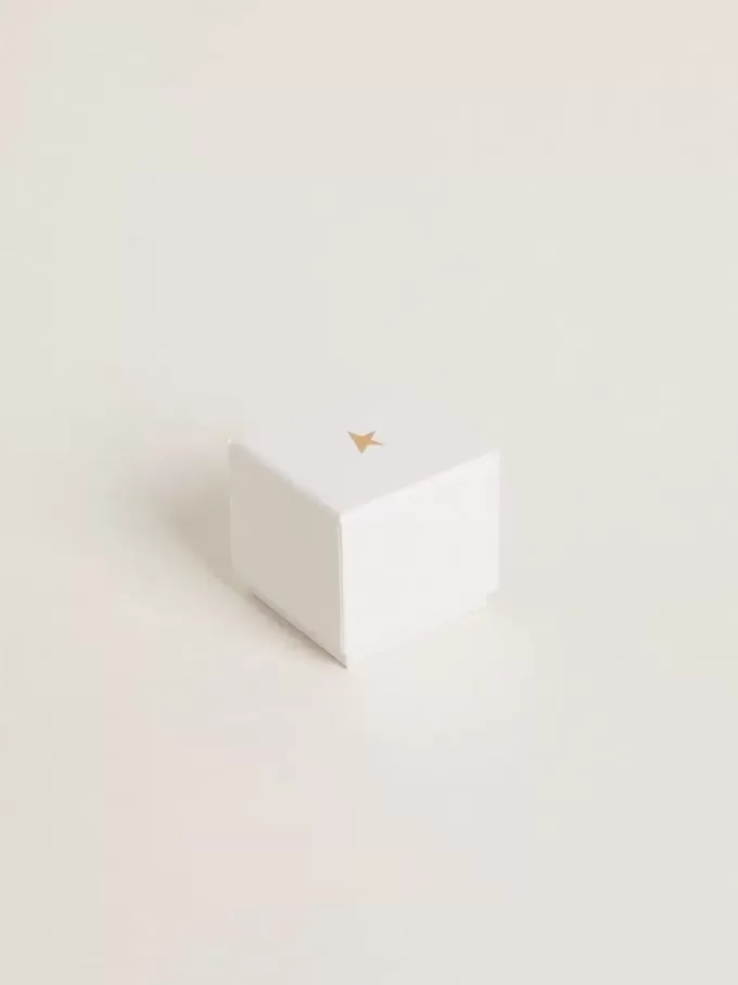 Ciondolo a forma di cuore in ottone color argento con cristalli