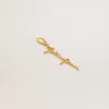 Ciondolo in ottone color oro con firma Golden Goose Ciondolo in ottone color oro con firma Golden Goose