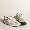 Dad-Star da donna in mesh bianco e pelle scamosciata Dad-Star da donna in mesh bianco e pelle scamosciata