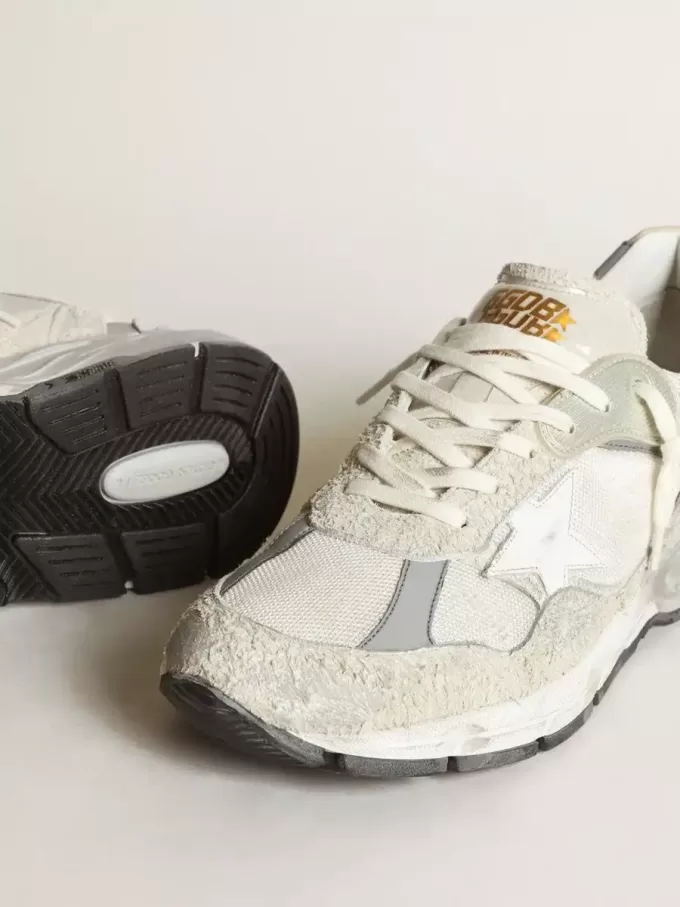 Dad-Star da donna in mesh bianco e pelle scamosciata Dad-Star da donna in mesh bianco e pelle scamosciata