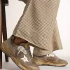Dad-Star da donna in mesh grigio tortora e pelle scamosciata Dad-Star da donna in mesh grigio tortora e pelle scamosciata