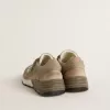 Dad-Star da uomo in mesh beige e pelle scamosciata con stella in pelle argentata Dad-Star da uomo in mesh beige e pelle scamosciata con stella in pelle argentata