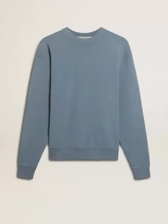 Felpa azzurra con logo rovesciato sul retro – Jersey Capsule