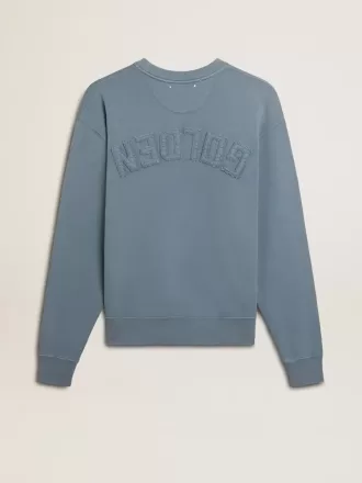 Felpa azzurra con logo rovesciato sul retro – Jersey Capsule