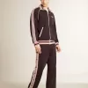 Felpa da uomo blu scuro con zip e logo bianco Felpa da uomo blu scuro con zip e logo bianco