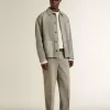 Felpa da uomo in cotone bianco con stampa sul retro Felpa da uomo in cotone bianco con stampa sul retro
