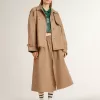Felpa polo corta da donna verde con stampa