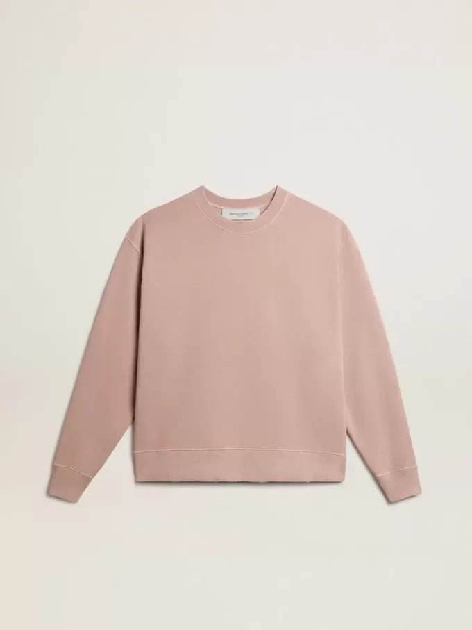 Felpa rosa cipria con logo rovesciato sul retro – Jersey Capsule Felpa rosa cipria con logo rovesciato sul retro – Jersey Capsule