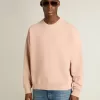 Felpa rosa cipria con logo rovesciato sul retro – Jersey Capsule Felpa rosa cipria con logo rovesciato sul retro – Jersey Capsule