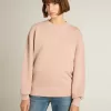 Felpa rosa cipria con logo rovesciato sul retro – Jersey Capsule Felpa rosa cipria con logo rovesciato sul retro – Jersey Capsule