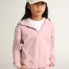 Felpa rosa con cappuccio e stelle glitterate argento Felpa rosa con cappuccio e stelle glitterate argento