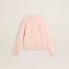Felpa rosa da bambina con scritta rosa sul davanti Felpa rosa da bambina con scritta rosa sul davanti