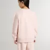 Felpa rosa da bambina con scritta rosa sul davanti Felpa rosa da bambina con scritta rosa sul davanti