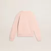 Felpa rosa da bambina con scritta rosa sul davanti Felpa rosa da bambina con scritta rosa sul davanti