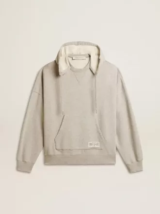 Felpa unisex in cotone con cappuccio e stampa sul retro