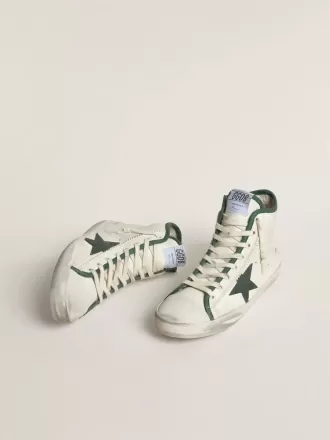 Francy LTD da donna in pelle nappa con stella in gomma verde