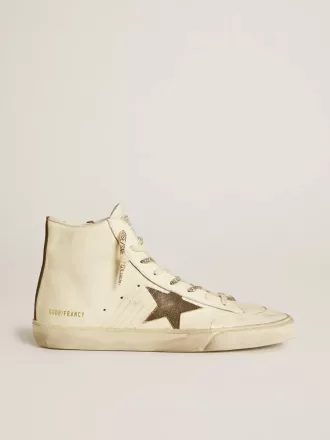 Francy Penstar in nappa con stella in camoscio nero e linguetta sul tallone in cotone