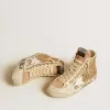 Francy Penstar in paillettes con stella in pelle e inserti in camoscio Francy Penstar in paillettes con stella in pelle e inserti in camoscio
