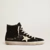 Francy Penstar LTD glitterate con stella avorio e linguetta nera sul tallone Francy Penstar LTD glitterate con stella avorio e linguetta nera sul tallone