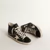Francy Penstar LTD glitterate con stella avorio e linguetta nera sul tallone Francy Penstar LTD glitterate con stella avorio e linguetta nera sul tallone
