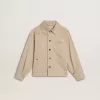 Giacca beige per bambino con spruzzi multicolori