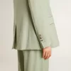 Giacca blazer da donna in lana verde salvia Giacca blazer da donna in lana verde salvia