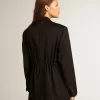 Giacca da smoking da donna in gabardine di lana nera Giacca da smoking da donna in gabardine di lana nera