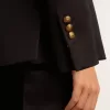 Giacca doppiopetto da donna blu scuro Giacca doppiopetto da donna blu scuro