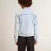 Giacca leggera in denim con ricami Giacca leggera in denim con ricami