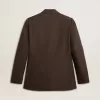 Giacca sartoriale da uomo in lana vergine grigio antracite Giacca sartoriale da uomo in lana vergine grigio antracite
