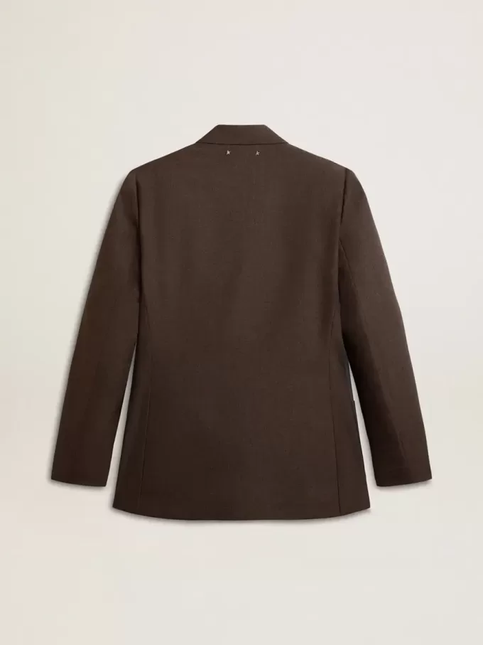 Giacca sartoriale da uomo in lana vergine grigio antracite Giacca sartoriale da uomo in lana vergine grigio antracite