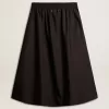 Gonna svasata in nylon tecnico nero