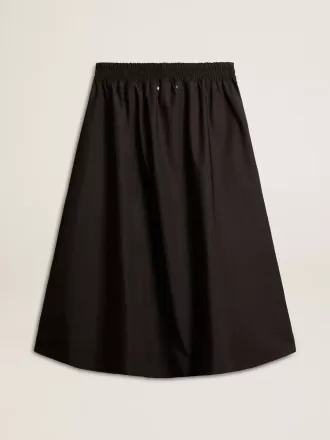 Gonna svasata in nylon tecnico nero