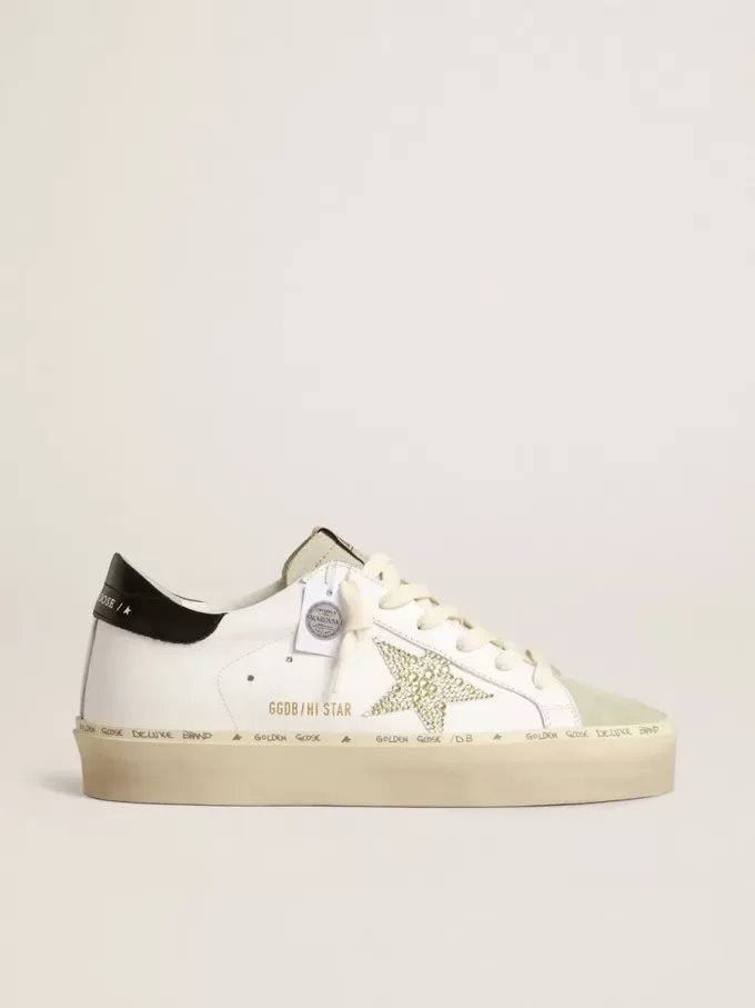 Hi Star con stella in cristallo Swarovski e linguetta nera sul tallone