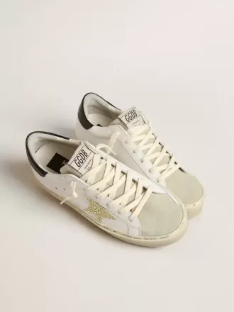 Hi Star con stella in cristallo Swarovski e linguetta nera sul tallone