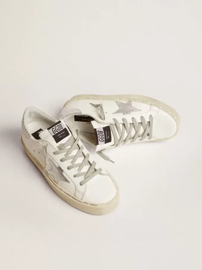 Hi Star da donna con stella e tacco metallizzato argento