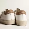 Hi Star da donna con stella glitterata argento e linguetta sul tallone in nabuk grigio tortora