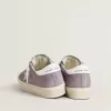 Hi Star da donna in pelle scamosciata viola con stella glitterata argento Hi Star da donna in pelle scamosciata viola con stella glitterata argento