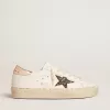 Hi Star LTD con stella glitterata nera e dorata e linguetta dorata sul tallone