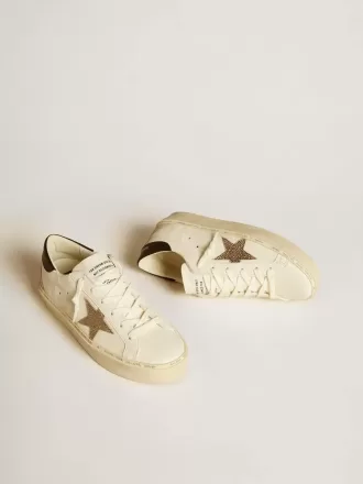 Hi Star LTD con stella in cristallo Swarovski e linguetta sul tallone in pelle nera