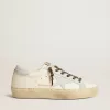 Hi Star LTD in pelle con stella e linguetta sul tallone in pelle azzurra
