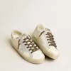 Hi Star LTD in pelle con stella e linguetta sul tallone in pelle azzurra