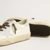 Hi Star LTD in pelle con stella e linguetta sul tallone in pelle azzurra